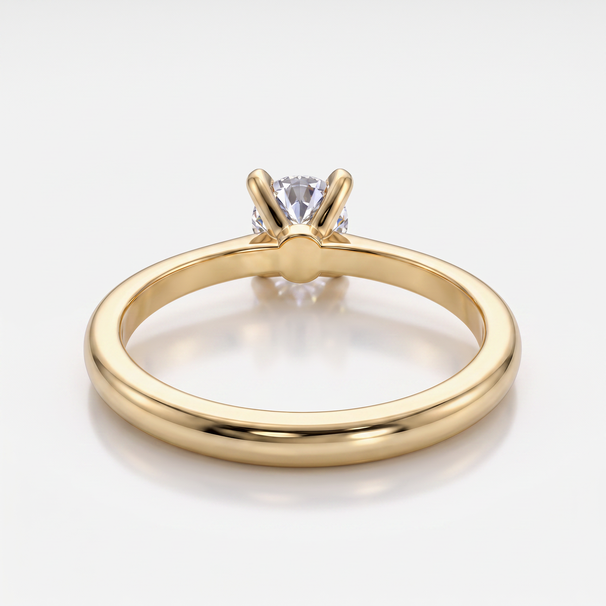Classic Round Diamond Solitaire Engagement Ring