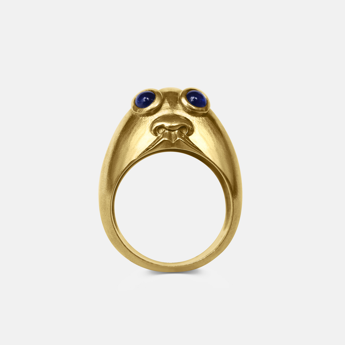 Baby’s Got Blue Eyes Ring in 18k gold with sapphires by Charlotte Le Hardy